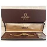 Ladies 14K Gold Omega Watch Original Case 33 Grams