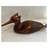Vintage Hand Carved Merganzer Duck