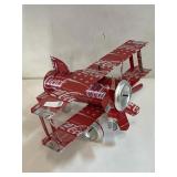 Vintage Hand Made Coca Cola Biplane