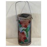 Stained Glass Hummingbird Solar Light