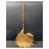 Vintage Asian Straw and Bamboo Brooms