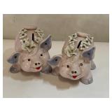 Pair of Vintage Wales Piggy Banks