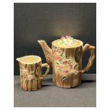 Nasco Tree Trunk Coffee & Creamer