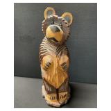 Chainsaw Sculpture Carved Log Bear