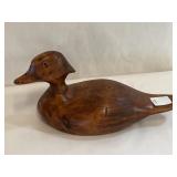 Vintage Hand Carved Canard Duck