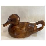 Vintage Hand Carved Ruddy Duck