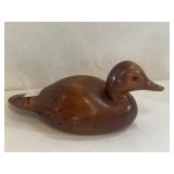 Vintage Hand Carved Ruddy Duck