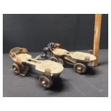 Vintage ACE Roller Skates W/ Key