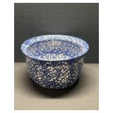 Vintage Spongeware Marshall Pottery Batter Bowl
