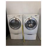 Whirlpool Steam Washer Dryer Front Load & Pedestal