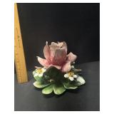 Large Capodimonte Flower Made In Italy