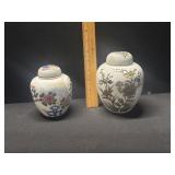 2 Vintage Asian Ginger Jars