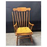 Amish Style Maple Arm Rocking Chair