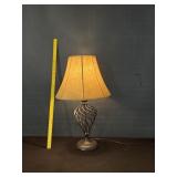 Heavy Metal Base Table Lamp