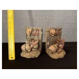 Western Horse Stable Bookends