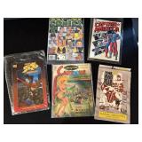 Vintage Comic Books Captain America & More