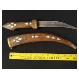 Antique Turkish Knife Mother of Pearl Sheath