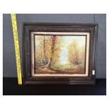 Oil On Canvas Artist Signed 19" x 23"