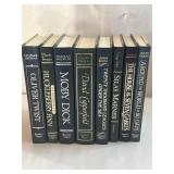 8 Decorative Gold Script Books