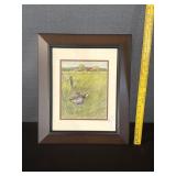 Original A.C. Gentry Bobwhite Quail Watercolor