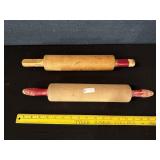 2 Vintage Rolling Pins