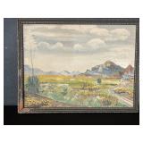 Antique Oil on Board Artist Signed