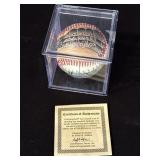 New York Yankees Red Sox Souvenir Baseball COA