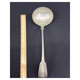 1800's Antique Large Silver Ladle