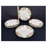 10 Franciscan Desert Rose Dinner Plates