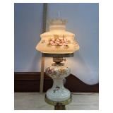 Vintage Gone With The Wind Parlor Lamp 26'