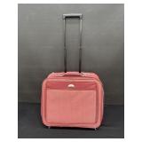 Clean Samsonite Red Small Roll On Luggage