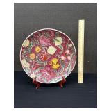 1970's JC Penneys Floral Tradition Plate W/ Stand