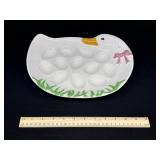Vintage Goose Deviled Egg Plate