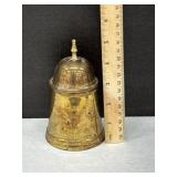 Vintage Lidded Brass Tea Vessel