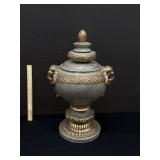 Vintage Decorative Pedestal Urn Elephants Head