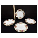 8 Royal Albert Old Country Roses Salad Plates