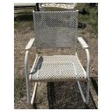 Vintage 1940's Metal Lawn Chair