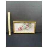 Signed G. Welch Floral On Canvas