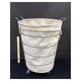 Cloth Hamper Basket On Wheels