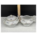 Vintage Franconia Millefleurs Cream & Sugar