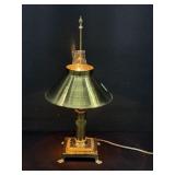 Vintage Orient Express Brass Desktop Lamp