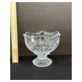 Vintage JG Durand Cristal D' Arques Footed Bowl