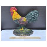 Vintage Cast Iron Rooster Doorstop