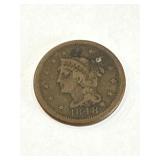 Fine Condition 1848 Braided Large Cent