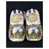 Hand Painted Delft Blue Holland Clogs