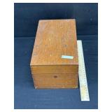 Vintage File Box W/ Correspondense