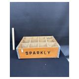Vintage Tyler Bottling Co Sparkly Wood Crate