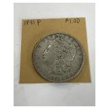 1891 P Silver Morgan Dollar Fine Condition