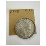 1888 P Silver Morgan Dollar Fine Condition