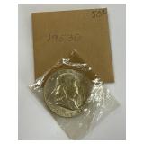 1953 D Benjamin Half Dollar Proof Coin